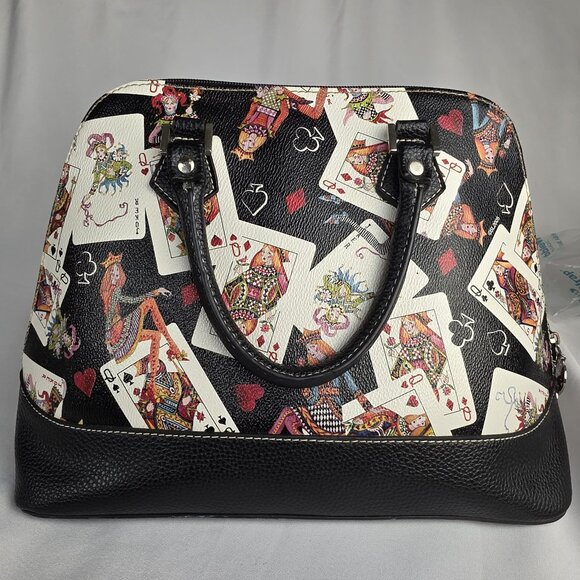 Sydney Love Y2K Casino Poker Bowling Bag Queen of Hearts Vegas Kitsch - Picture 2 of 14